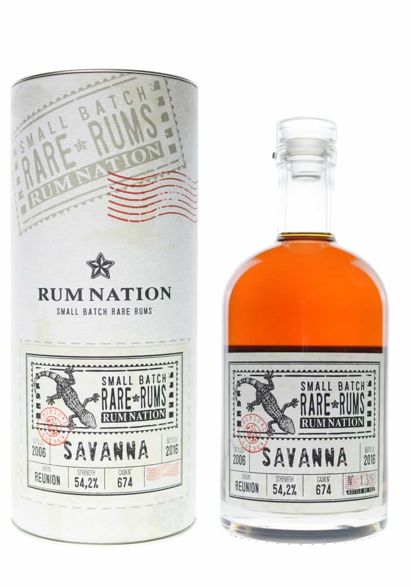 Rum Nation Small Batch Rare Rums Savanna 2006 Reunion Island